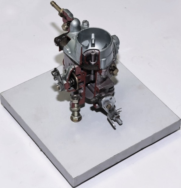 Cut Section Model of Solex Carburetor